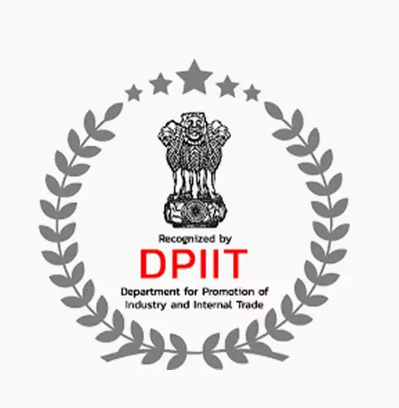 Recognized by DPIIT, Department for Promotion of Industry and Internal Trade